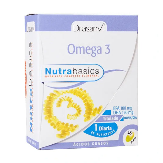 Drasanvi Omega 3 1000Mg Nutrabasicos , 48 perlas