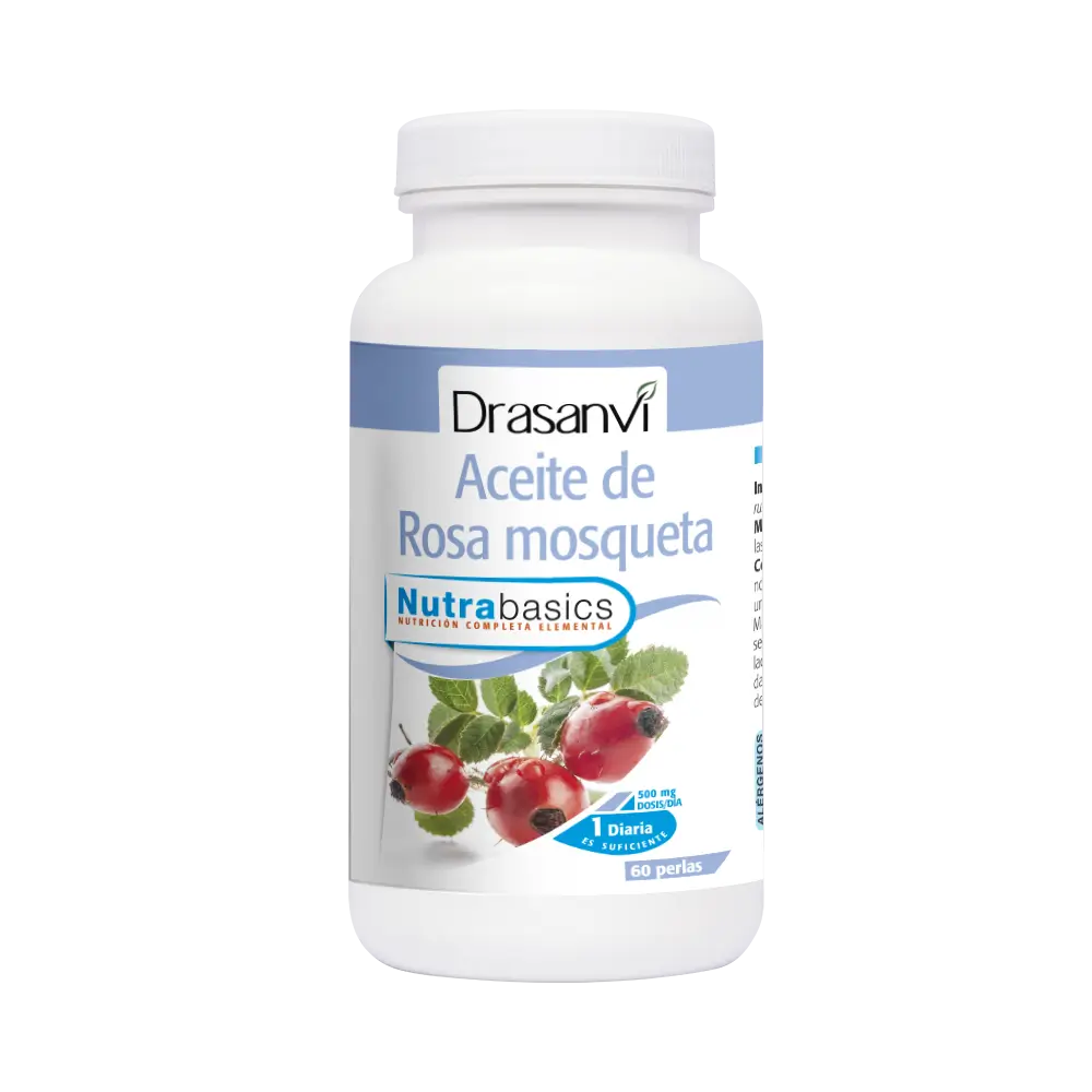 Drasanvi Rosa Mosqueta 500Mg Bote Nutrabasicos , 60 perlas