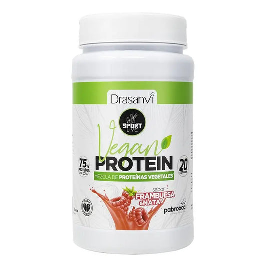 Drasanvi Sport Live Proteina Vegetal Sabor Frambuesa , 600 gr