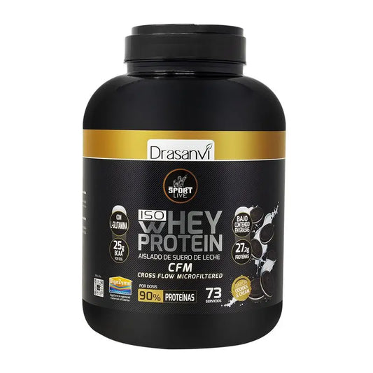 Drasanvi Sport Live Whey Protein Aislado Cookies And Cream , 2 kg