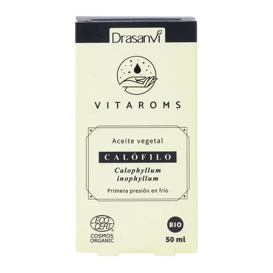 Drasanvi Vitaroms Aceite Vegetal Calofilo Bio (Primera Presion Frio) Ecocert , 50 ml