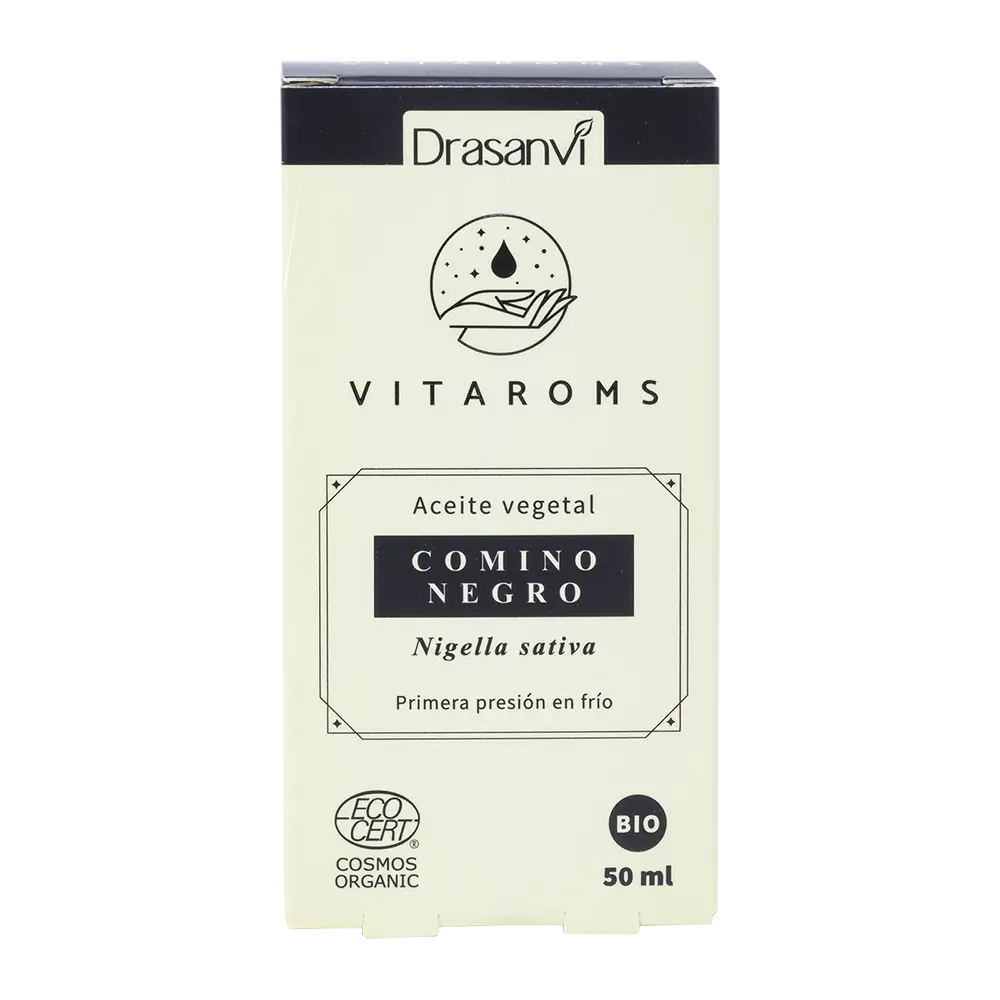 Drasanvi Vitaroms Aceite Vegetal Comino Negro Bio (Primera Presion Frio) Ecocert , 50 ml