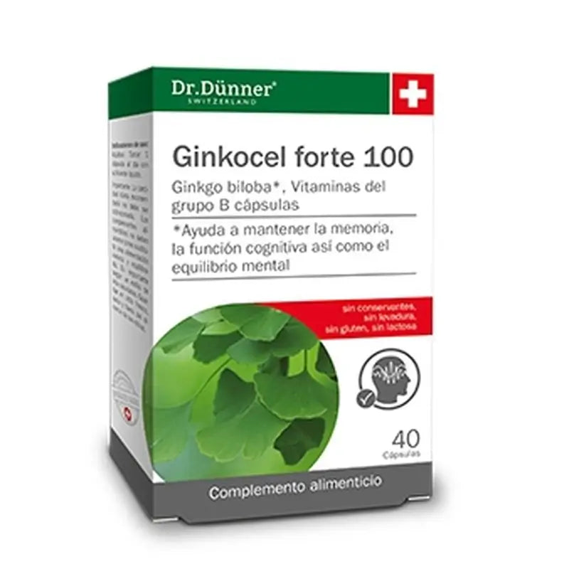 Dr.Dunner Ginkocel Forte , 40 cápsulas