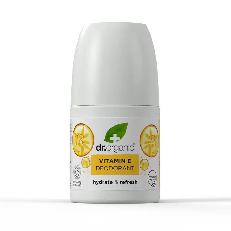 Dr.Organic Vitamina E Desodorante Piel Seca, 50 ml