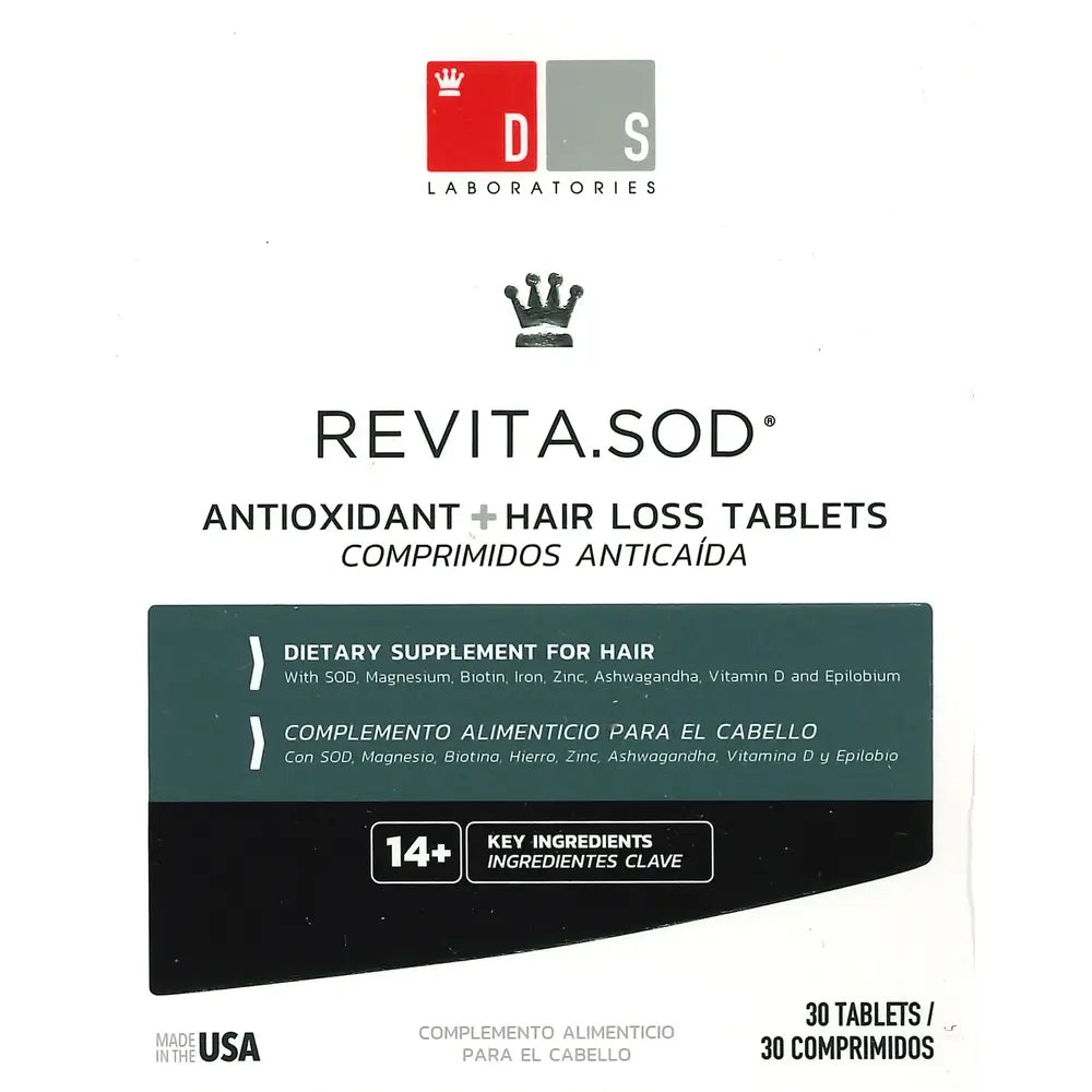 Ds Laboratories Revita Sod Comprimidos Anticaída, 30 uds