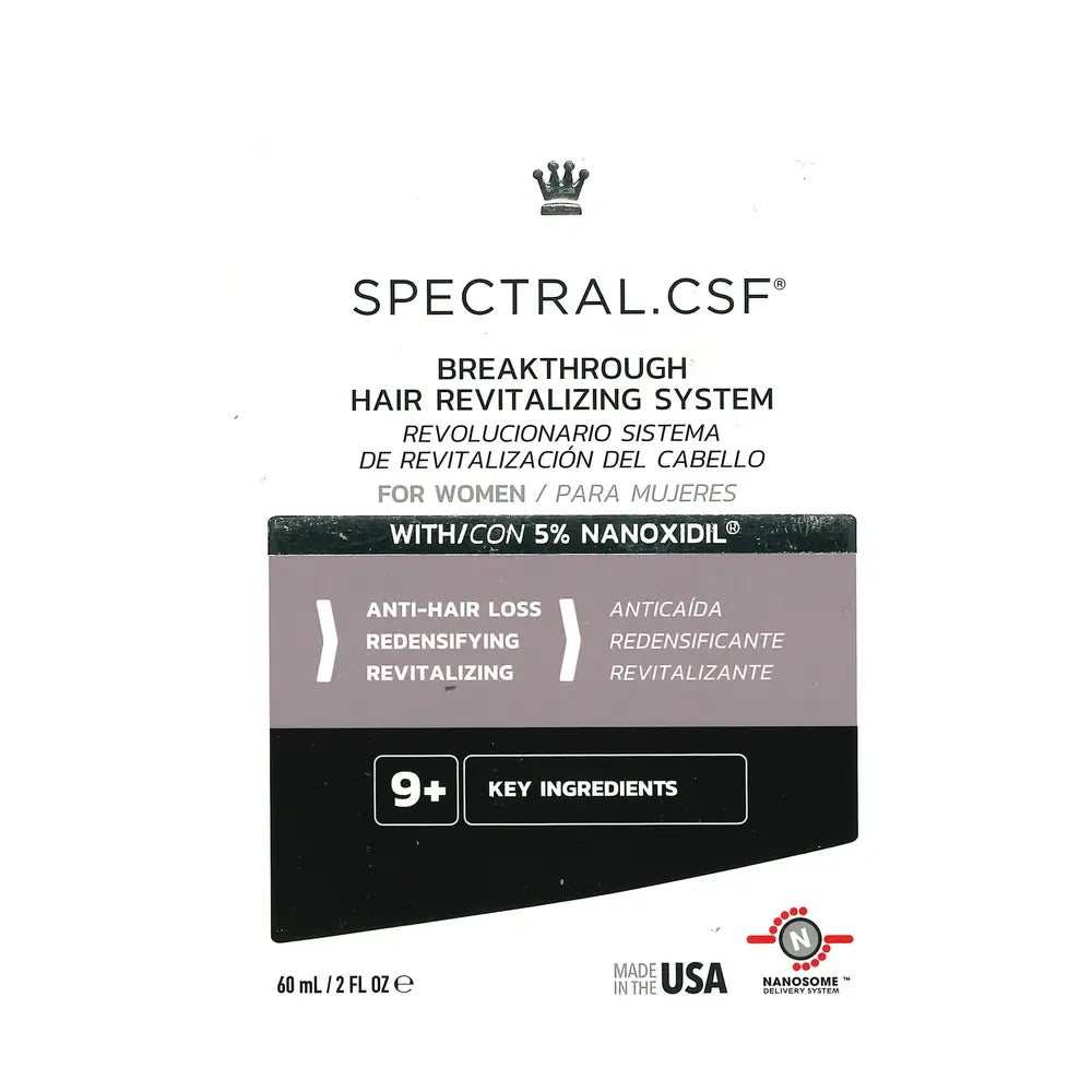 Ds Laboratories Spectral Loción Csf Tratamiento Revitalizante Con Nanoxidil 5%, 60 ml