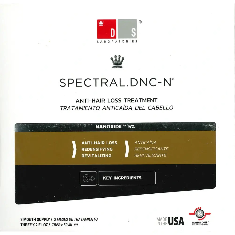 Ds Laboratories Spectral Loción Dnc-N 3 Meses Tratamiento Con Nanoxidil® 5% Contra La Caída Del Cabello, 180 ml