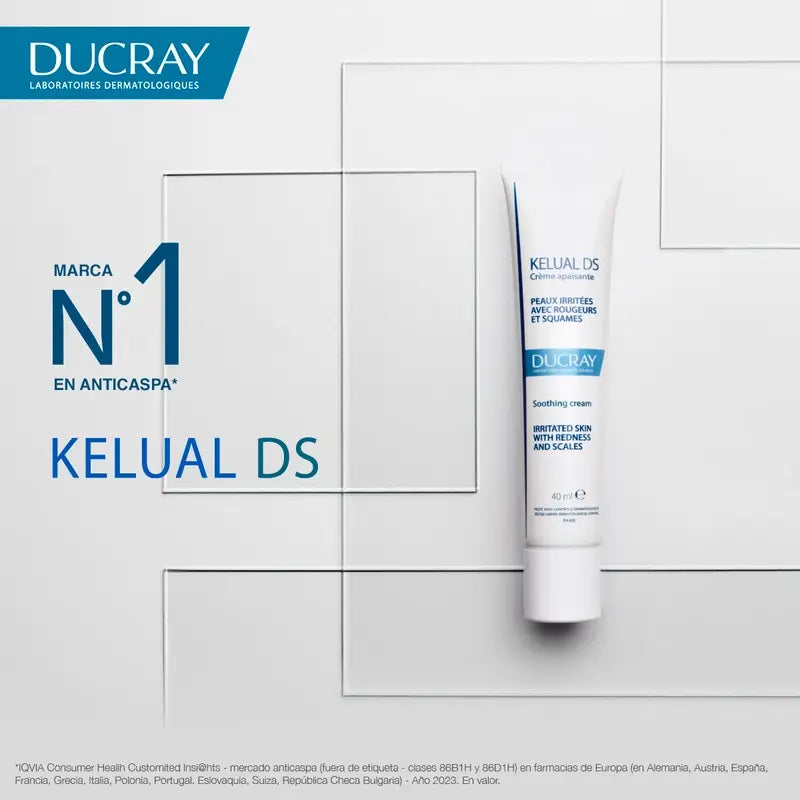 Ducray Kelual Ds Crema Facial Calmante Antiescamas , 40 ml