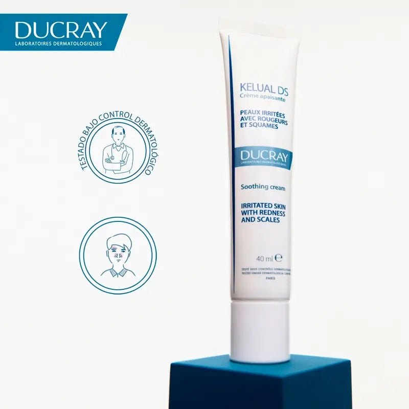 Ducray Kelual Ds Crema Facial Calmante Antiescamas , 40 ml