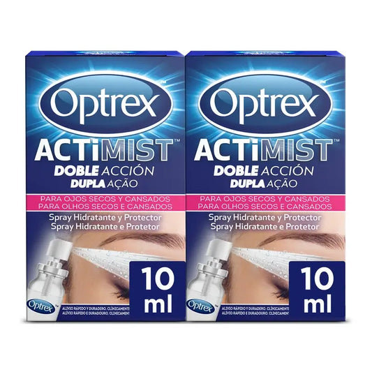 Optrex Actimist Spray Ojos Secos e Irritados Duplo 2x10 ml