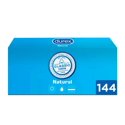 Durex Natural Slim Fit, 144 Preservativos