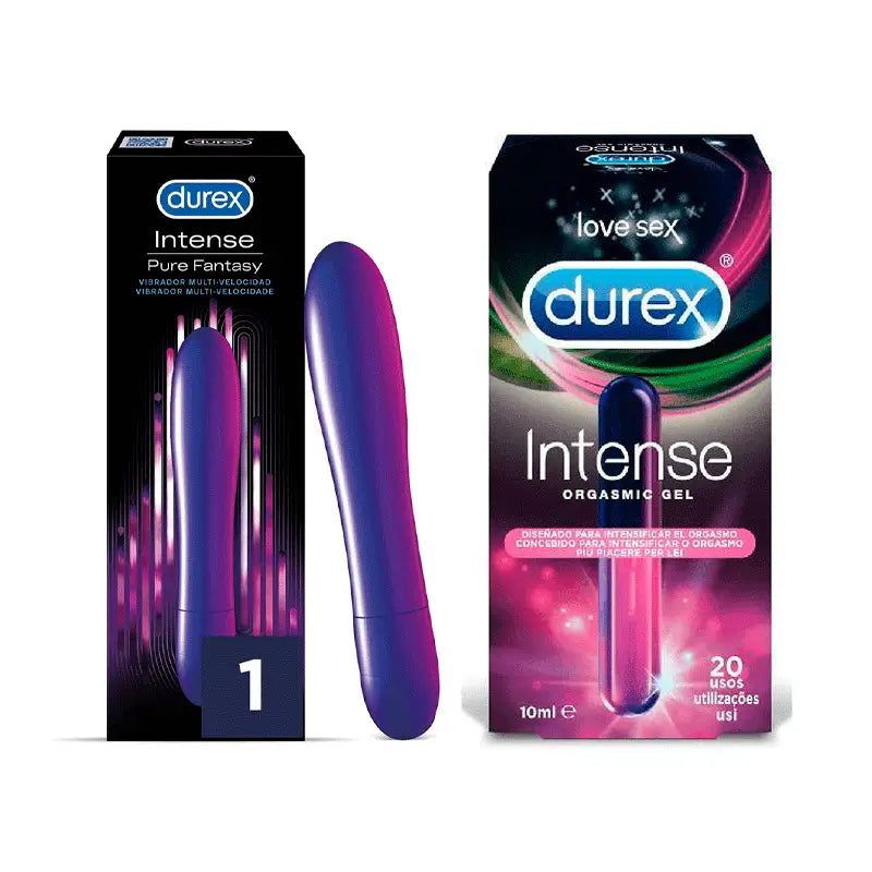 Durex Intensificador Orgasmo Ella+Durex Vibrador Intense Orgasmic, Dildo Clítoris Mujer