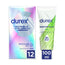 Durex Preservativos Invisible Extra Lubricado + Lubricante Naturals (Verde)