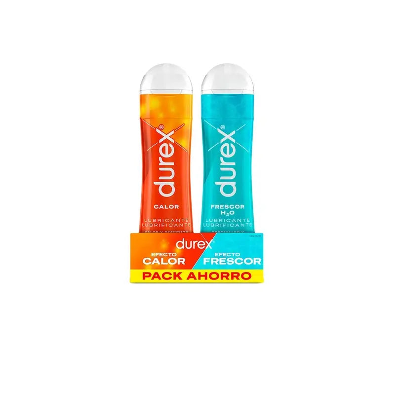 Durex Lubricante Frescor Y Calor, Cosquilleo Y Diversión, 2X50 Ml