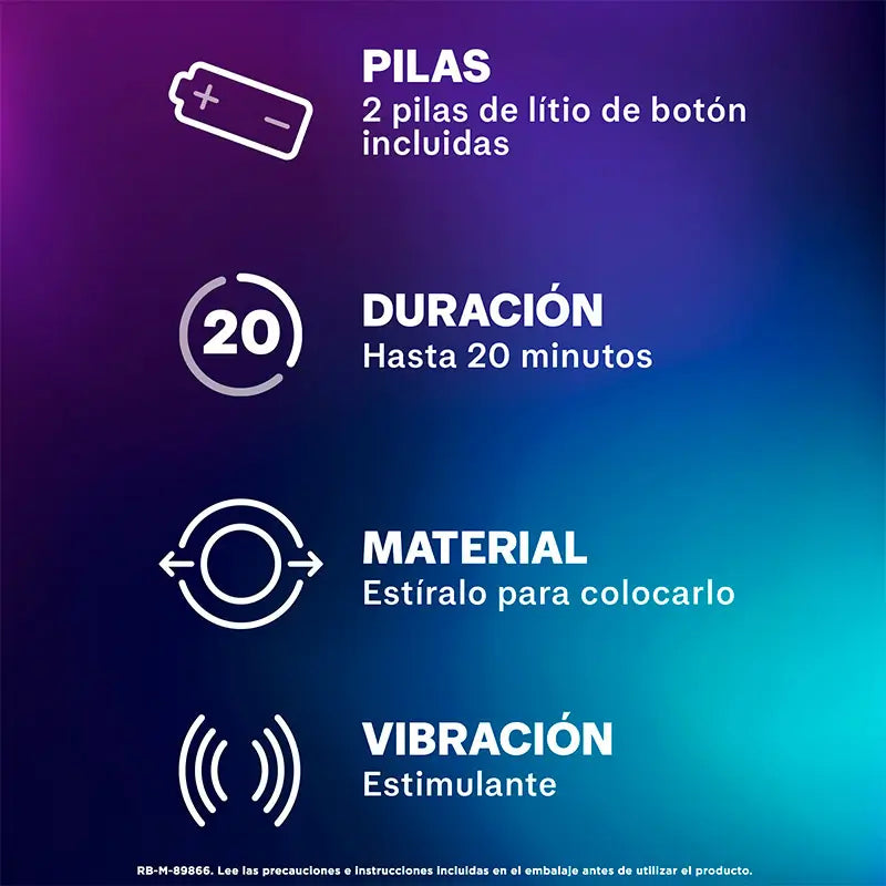 Durex Pack Gel Intense Orgasmic +  Anillo Vibrador Intense Orgasmic Vibrations