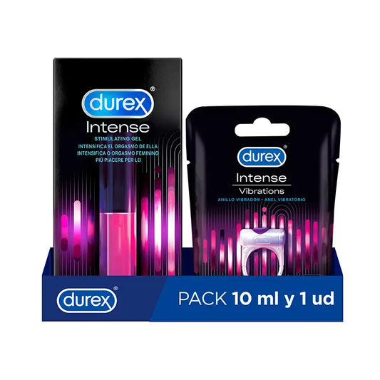 Durex Pack Gel Intense Orgasmic +  Anillo Vibrador Intense Orgasmic Vibrations