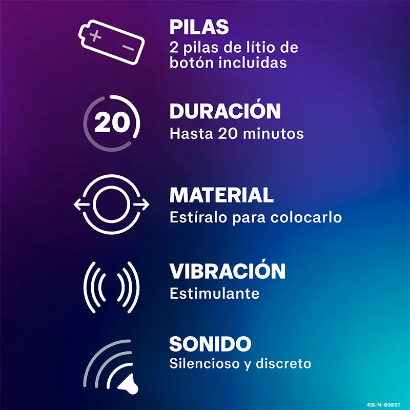 Durex Pack Lubricante Efecto Calor +  Lubricante Efecto Frescor +  Anillo Vibrador Diablillo