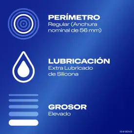 Durex Preservativos Naturales Extra Seguros con Más Grosor 12 unidades