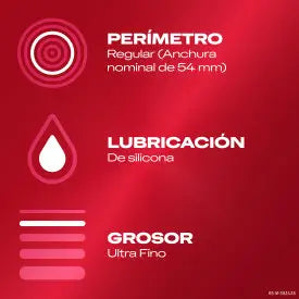 Durex Preservativos Super Finos Contacto Total 6 unidades