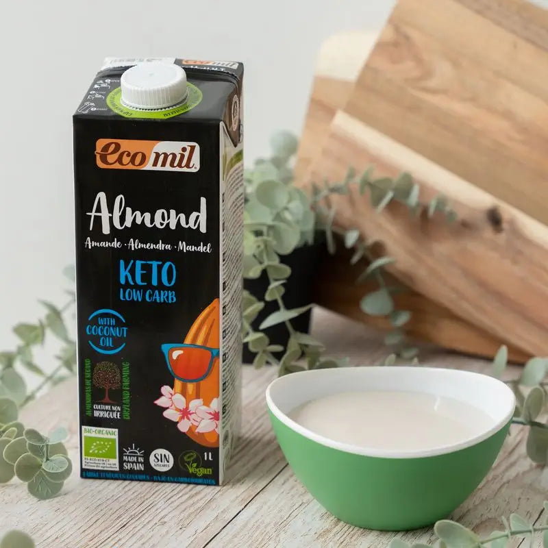 Ecomil Almond Nature Keto Bio, 1 l