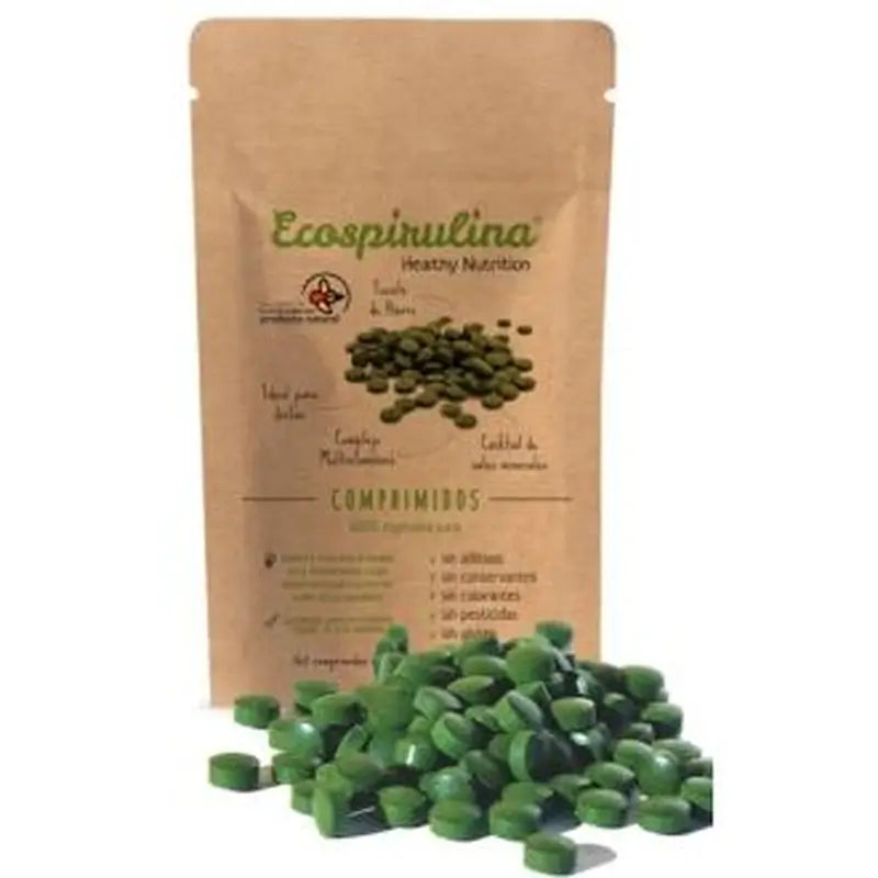 Ecospirulina Espirulina Pura 200 Comprimidos