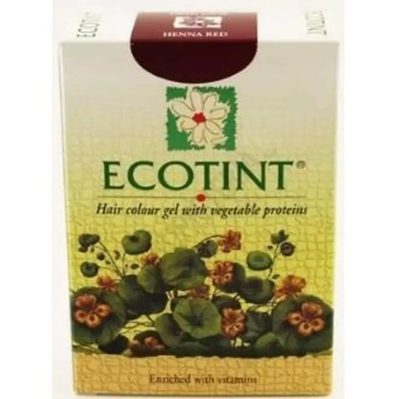 Ecotint Rojo Henna Tinte Para Cabello