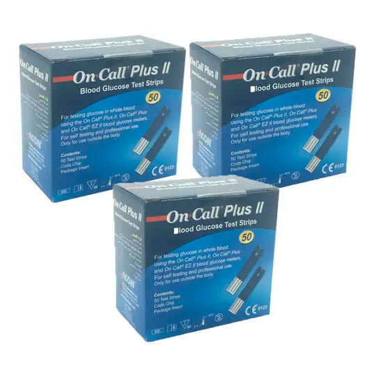 Edda Pharma On Call Plus II Tiras Reactivas, Pack 3 x 50 Unidades