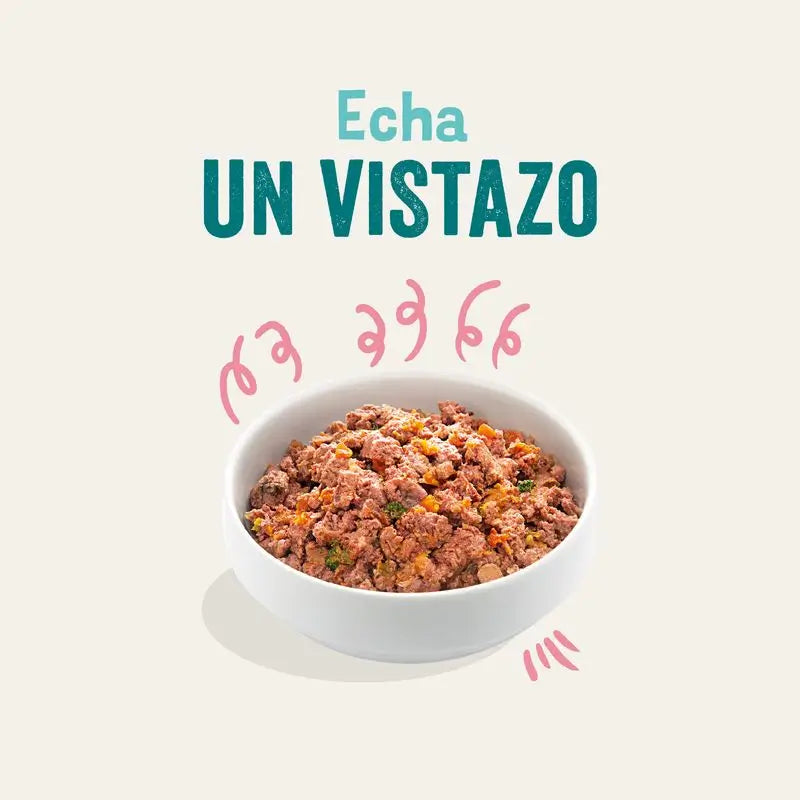 Edgar & Cooper Comida Húmeda Para Cachorros 6x400g Pato Y Pollo, Plátano, Mango Y Guisantes