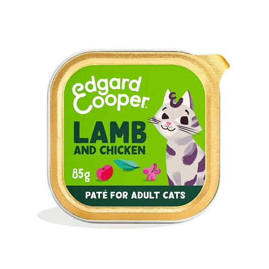 Edgard & Cooper Comida Húmeda Para Gatos Adult 16x85g Cordero