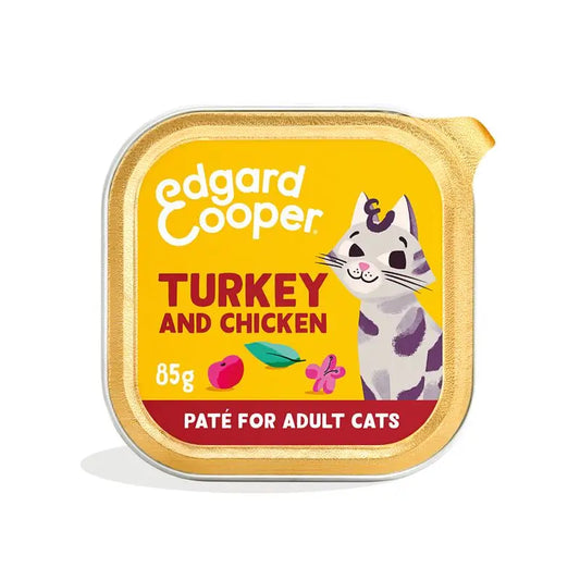 Edgard & Cooper Comida Húmeda Para Gatos Adult 16x85g Pavo De Corral