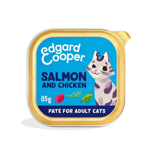 Edgard & Cooper Comida Húmeda Para Gatos Adult 16x85g Salmón Msc