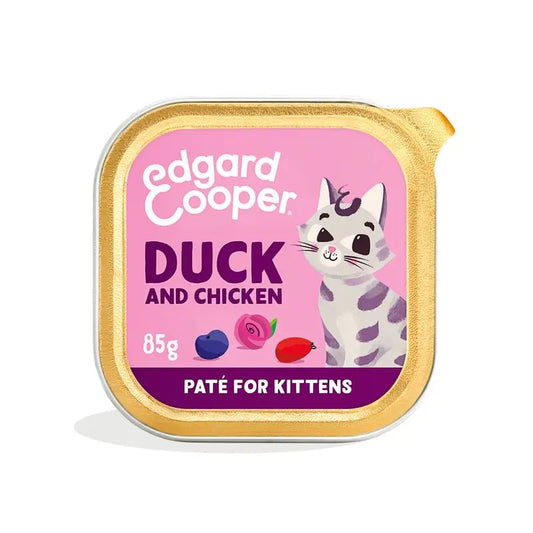 Edgard & Cooper Comida Húmeda Para Gatos Kitten 16x85g Pollo De Corral