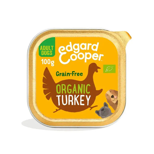 Edgard & Cooper Comida Húmeda Para Perros 17x100g Pavo Orgánico