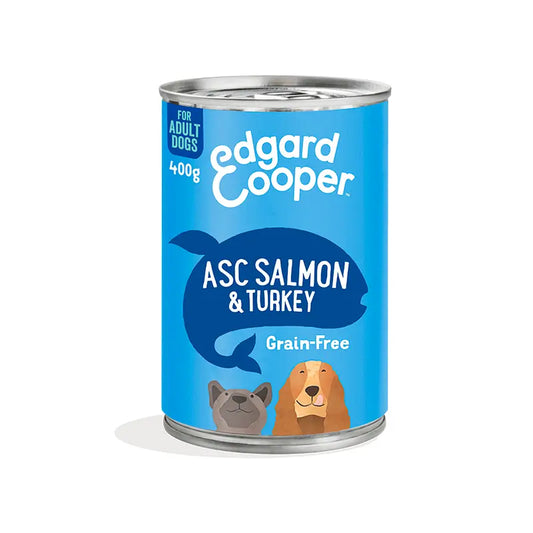 Edgard & Cooper Comida Húmeda Para Perros 6x400g Salmón