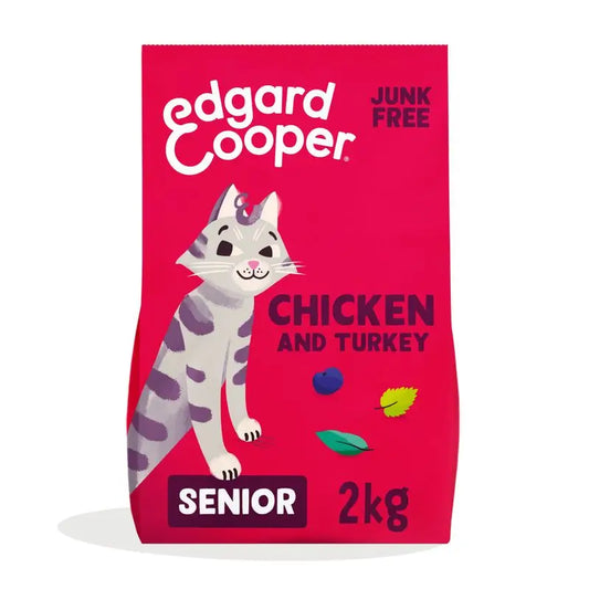 Edgard & Cooper Pienso Para Gatos Senior 2kg Pollo Fresco De Corral