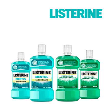 LISTERINE PACKS +250ML 2ª UD. (30 ABRIL 2025)