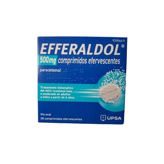 Efferalgan Alivio del Dolor 20 Comprimidos Efervescentes