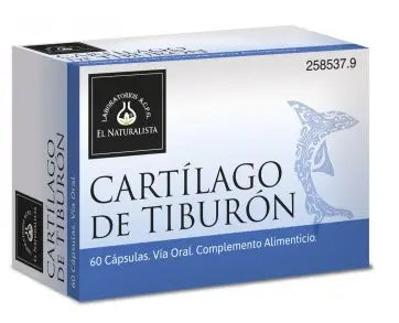 El Naturalista Cartílago De Tiburón, Complemento Alimenticio, 60 Cápsulas 