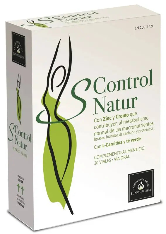 El Naturalista Scontrolnatur, Complemeno Alimenticio Para El Control De Peso , 20 Viales  