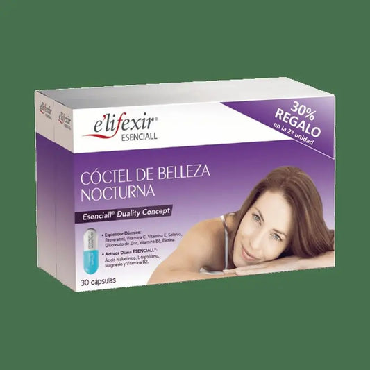 Elifexir Esenciall Coctel Belleza Nocturna 60Cap.