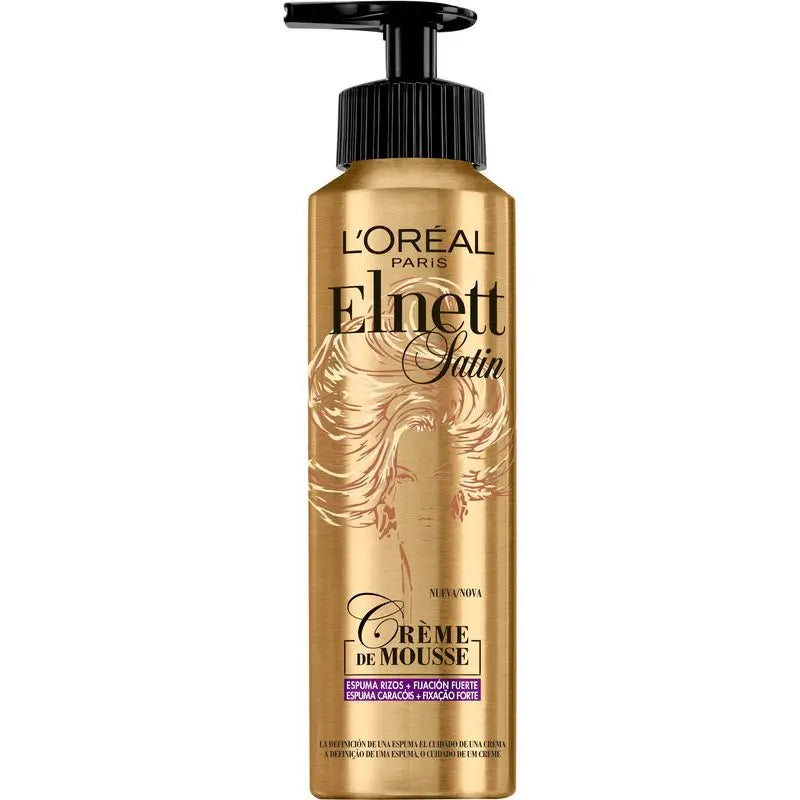 L'Oréal Paris Elnett Espuma Rizos Fijación Fuerte Spray 200 Ml