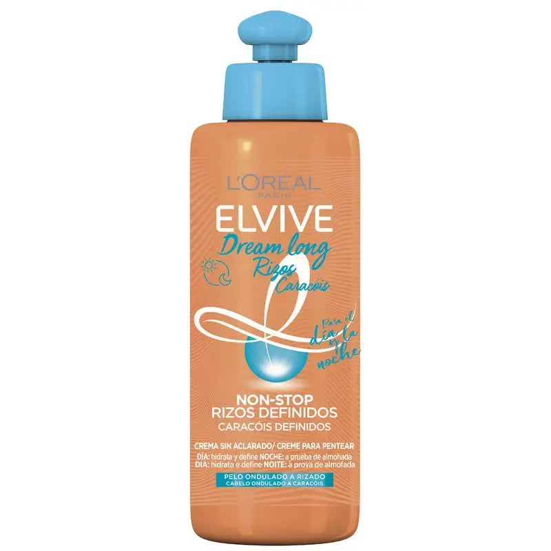 L'Oréal Paris Elvive Dream Long Crema Peinado Sin Aclarado Non-Stop Rizos Definidos