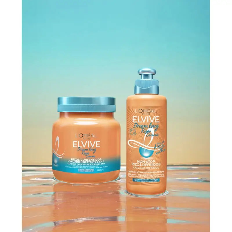 L'Oréal Paris Elvive Dream Long Crema Peinado Sin Aclarado Non-Stop Rizos Definidos