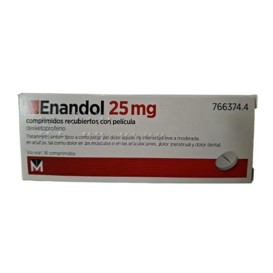 Enandol 25 mg, 16 comprimidos