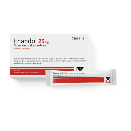 Enandol 25 mg 10 Sobres Solución Oral 10 ml