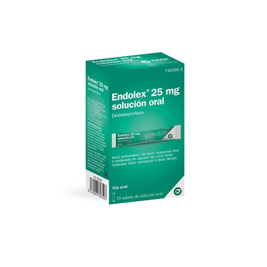 Endolex 25 mg Solución Oral 10 Sobres