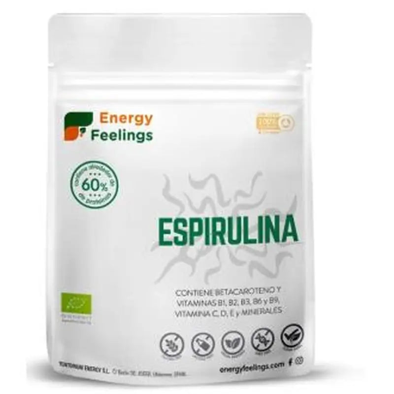 Energy Feelings Espirulina Polvo 200Gr. Eco Vegan Sg