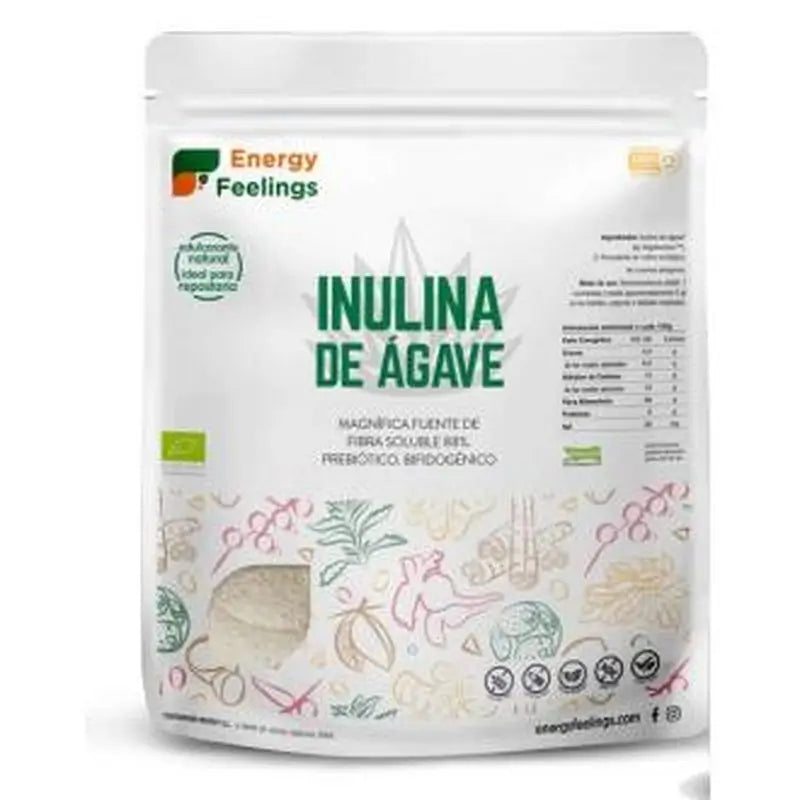 Energy Feelings Inulina De Agave Polvo 1Kg. Eco Vegan