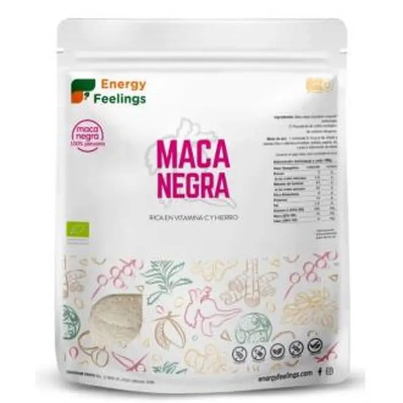 Energy Feelings Maca Negra Polvo 500Gr. Eco Vegan Sg