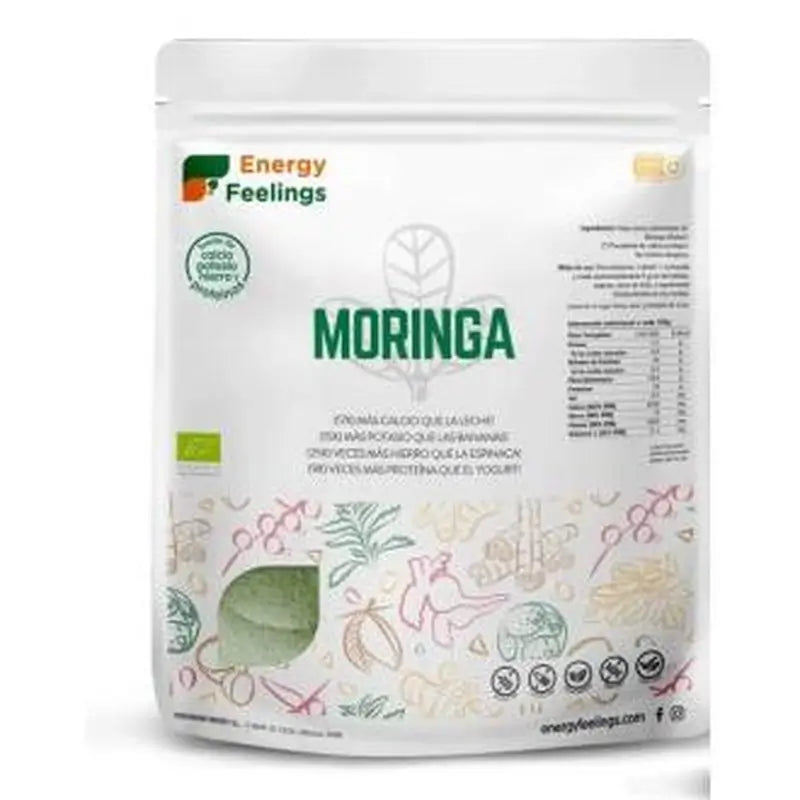 Energy Feelings Moringa Polvo 1Kg. Eco Vegan Sg